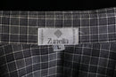 “Zanella” gray check cotton shirt