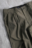 1990s claiborne herringbone twill stripe slacks