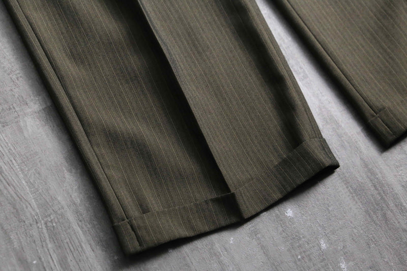 1990s claiborne herringbone twill stripe slacks