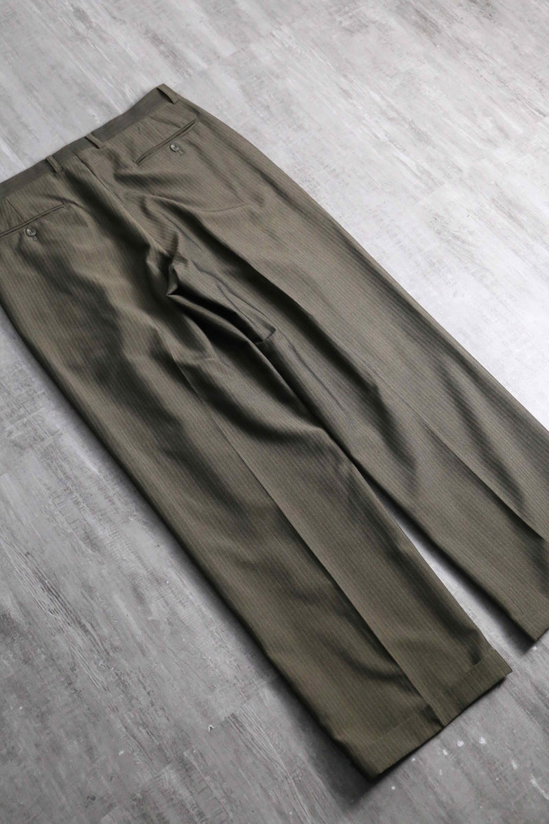 1990s claiborne herringbone twill stripe slacks