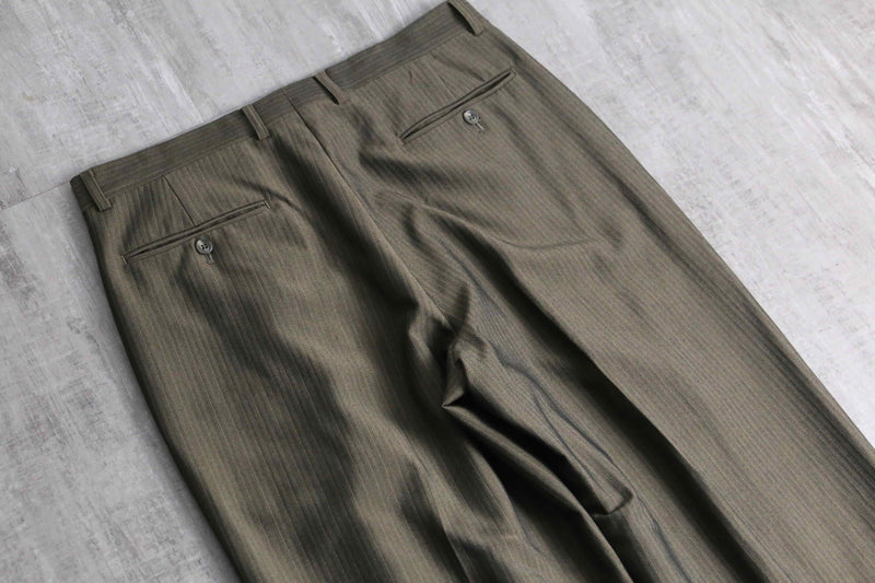 1990s claiborne herringbone twill stripe slacks