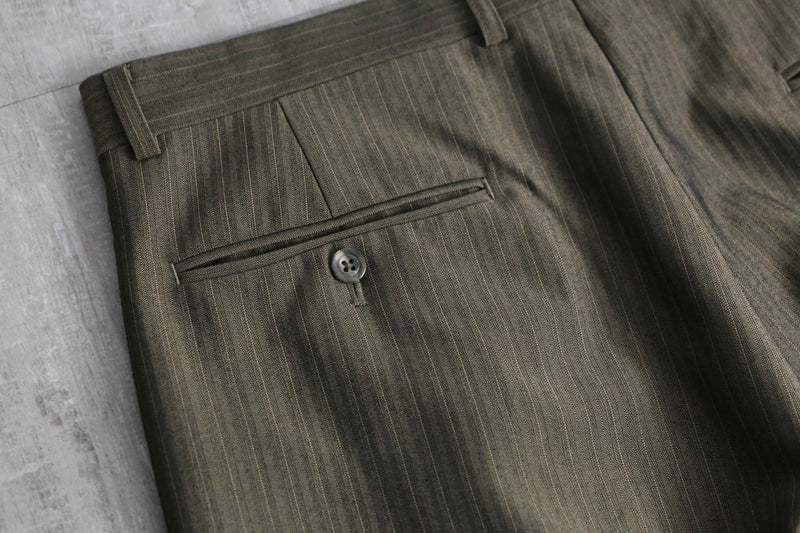 1990s claiborne herringbone twill stripe slacks