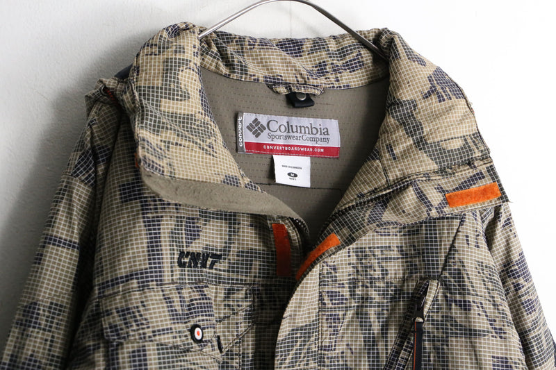 “Columbia” real tree like pattern convert jacket