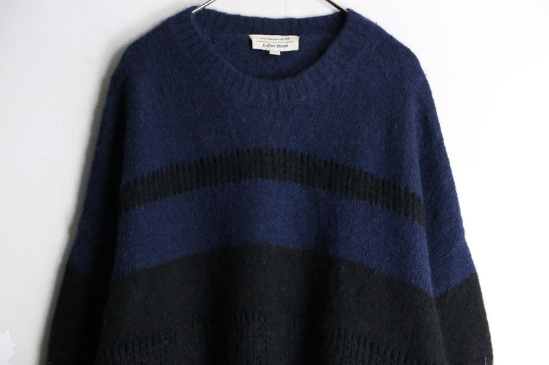 short length mesh border knit