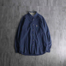 1990-00s Columbia cotton BD check shirt