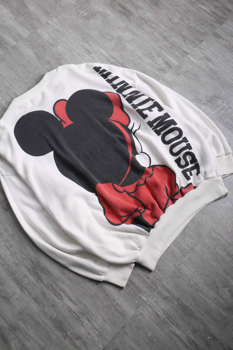 classic minnie mouse print sweat