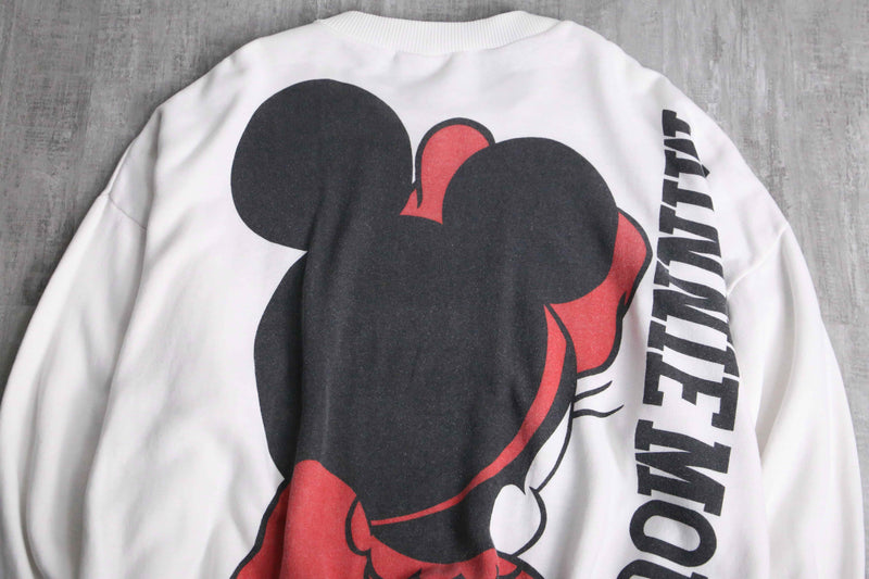 classic minnie mouse print sweat