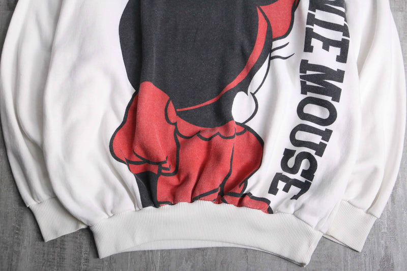 classic minnie mouse print sweat