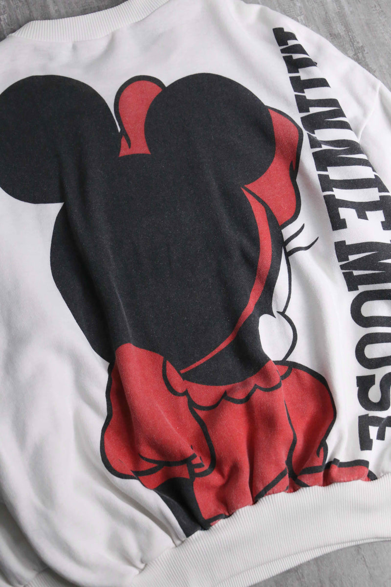 classic minnie mouse print sweat