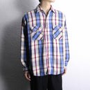 “FIVE BROTHER”spring color flannel shirt