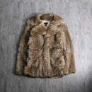 1990s DIESEL all rabbit far jacket