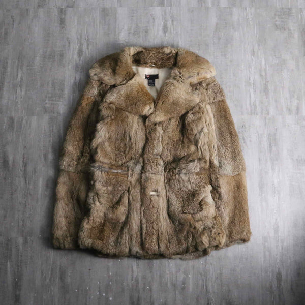 1990s DIESEL all rabbit far jacket