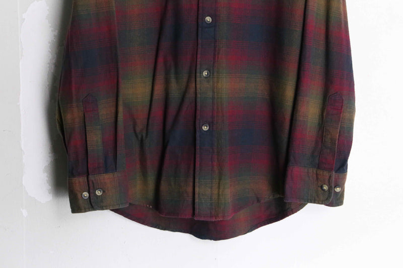 "PENDLETON" gradation ombre check shirt