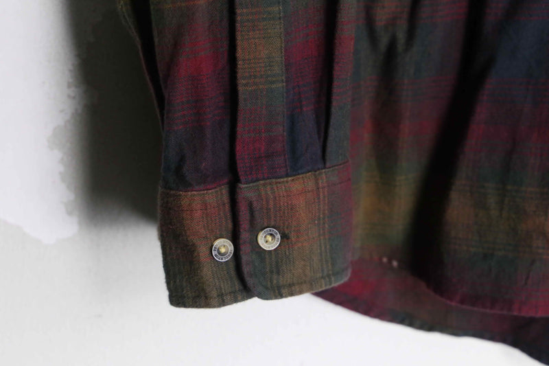 "PENDLETON" gradation ombre check shirt