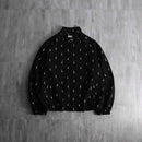 1990s flamingo pattern smooth jacket