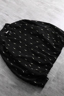 1990s flamingo pattern smooth jacket