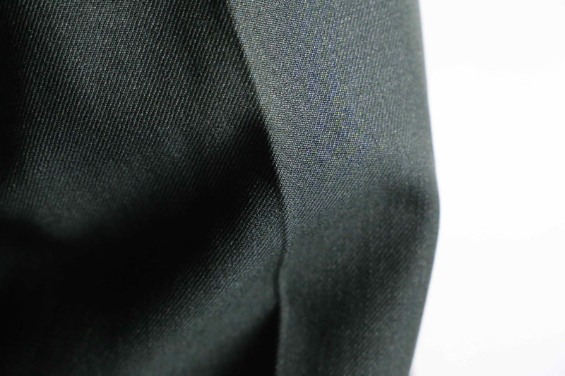 green color cavalry twill semi tapered slacks