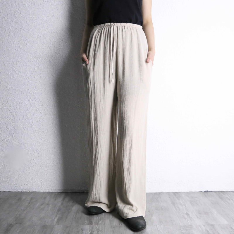 wrinkles textile cotton buggy easy pants