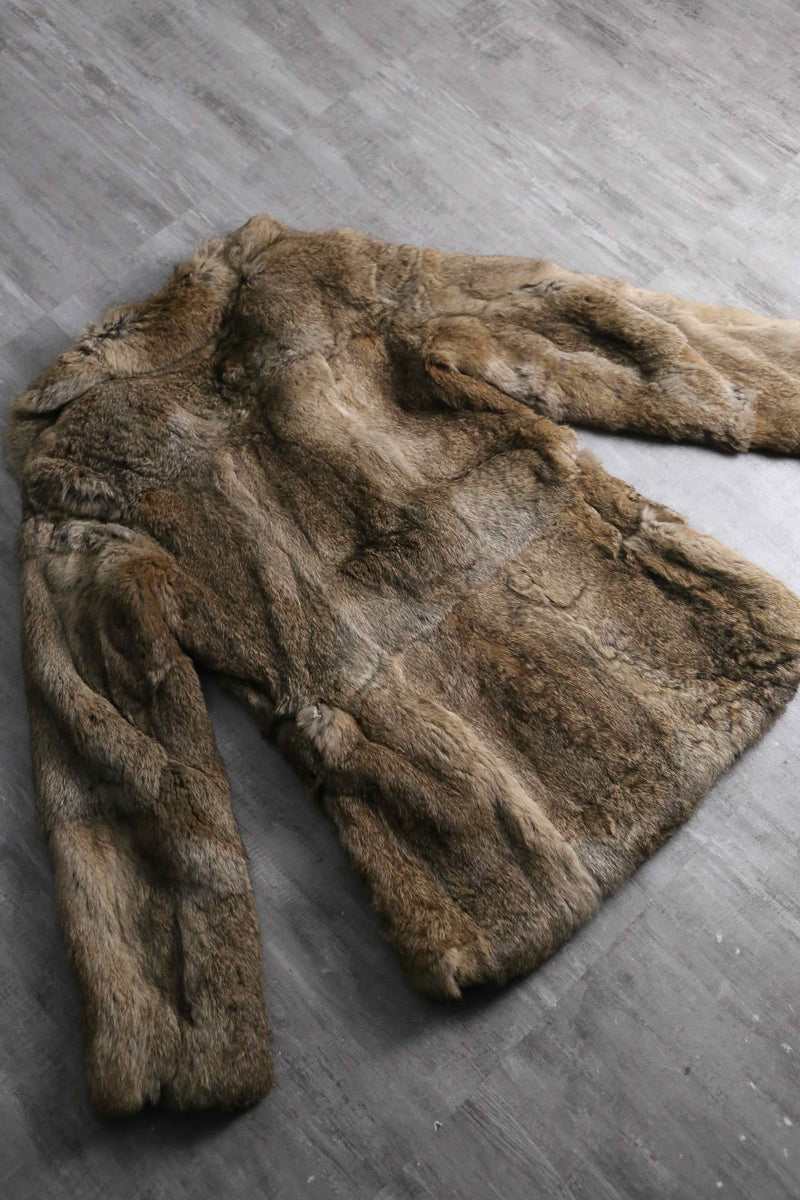 1990s DIESEL all rabbit far jacket