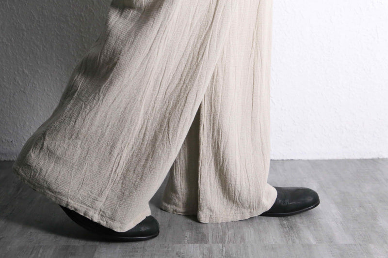 wrinkles textile cotton buggy easy pants