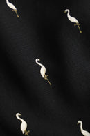 1990s flamingo pattern smooth jacket