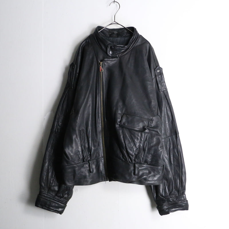 double riders black leather jacket