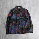 "chico's" multi color shirt jacket