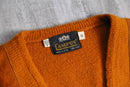 late 1970- early 80s CAMPUS suede switch cardigan