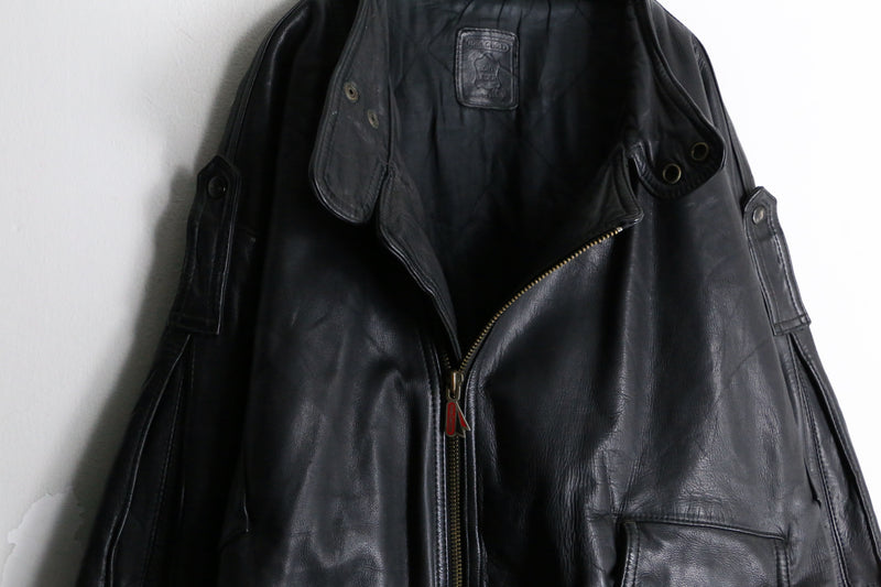 double riders black leather jacket