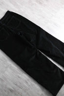 2000s super baggy black corduroy pants