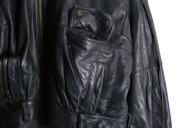 double riders black leather jacket