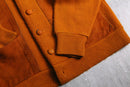 late 1970- early 80s CAMPUS suede switch cardigan