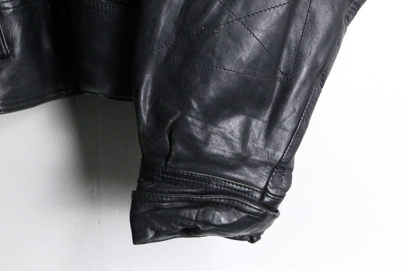 double riders black leather jacket