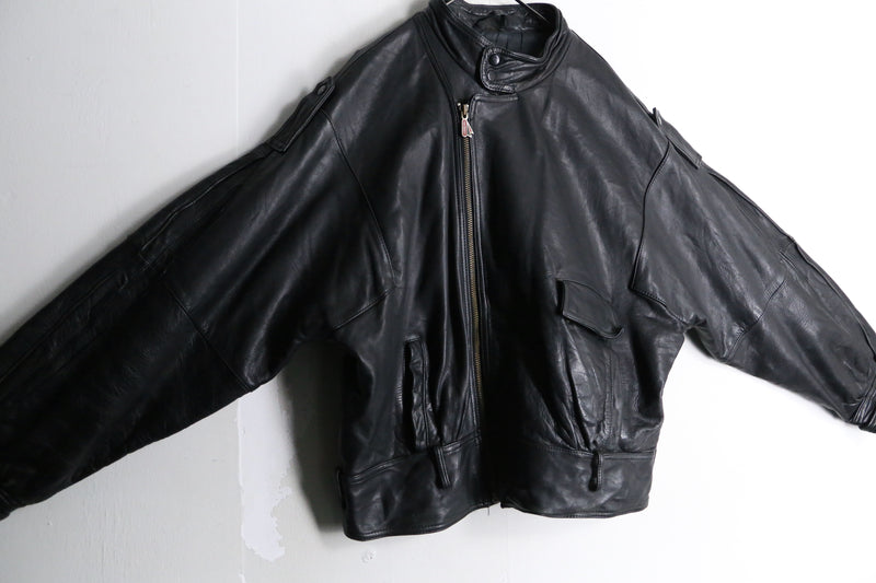 double riders black leather jacket