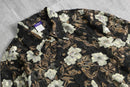 1980-90s flower pattern sheer shirt