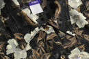 1980-90s flower pattern sheer shirt
