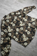 1980-90s flower pattern sheer shirt