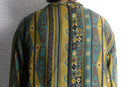 geometric ethnic pattern box silhouette shirt