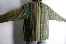 geometric ethnic pattern box silhouette shirt