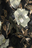 1980-90s flower pattern sheer shirt