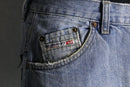 90-00's "diesel" light wash tapered denim pants