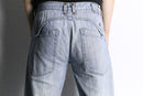 90-00's "diesel" light wash tapered denim pants