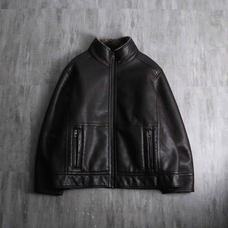 GUESS 3X big faux mouton jacket "NOS"