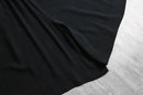 1990s poly black wide culotte shorts