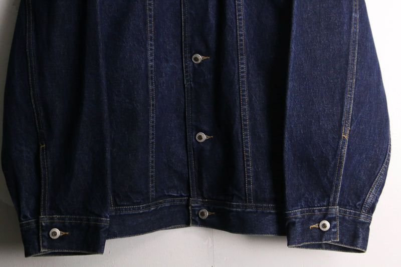 "PHAT FARM" indigo color loose denim jacket