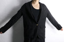 black linen easy tailored jacket