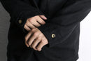 black linen easy tailored jacket