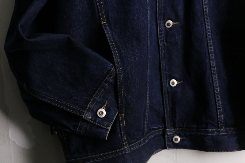 "PHAT FARM" indigo color loose denim jacket