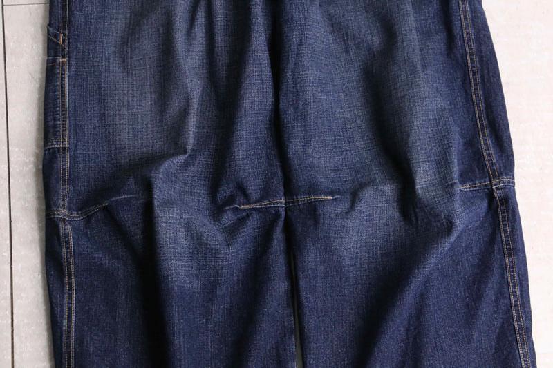 "GUESS JEANS" indigo painter design loose denim pants