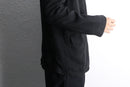 black linen easy tailored jacket